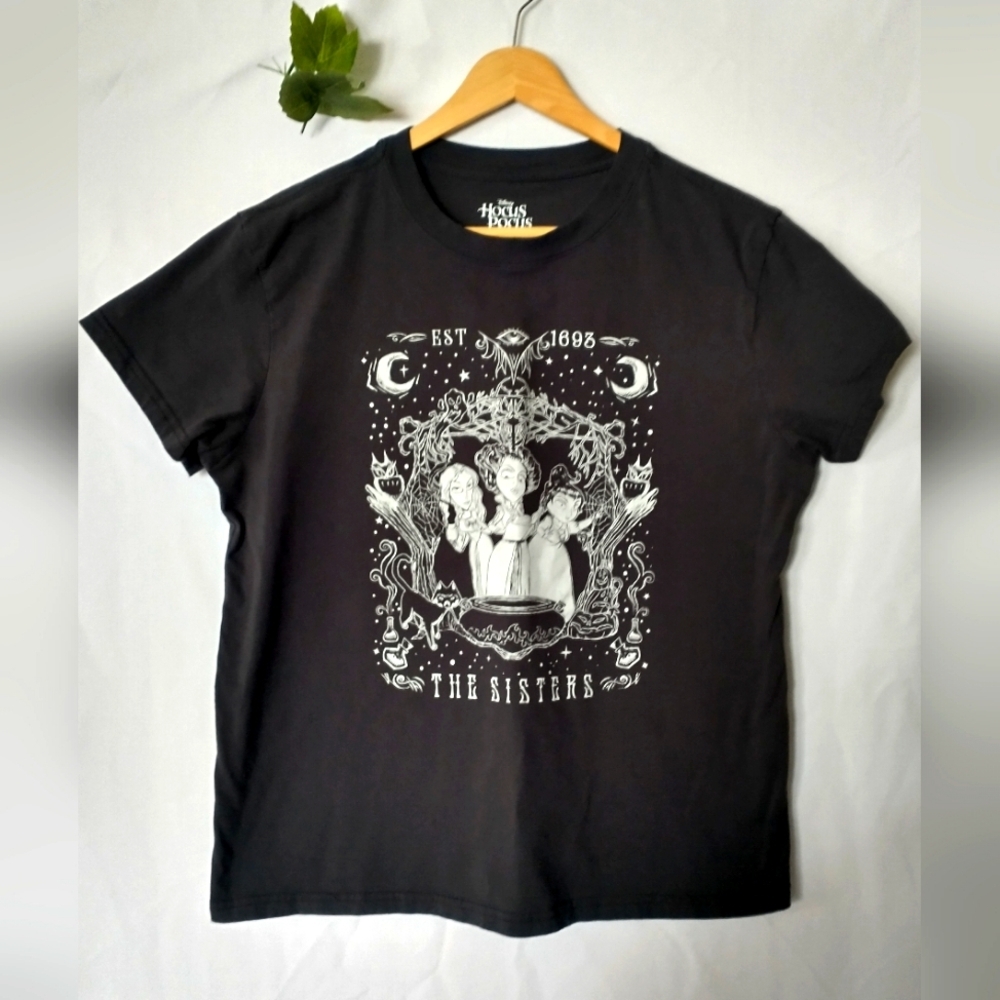 Disney Hocus Pocus Sanderson Sisters Halloween T Shirt Medium